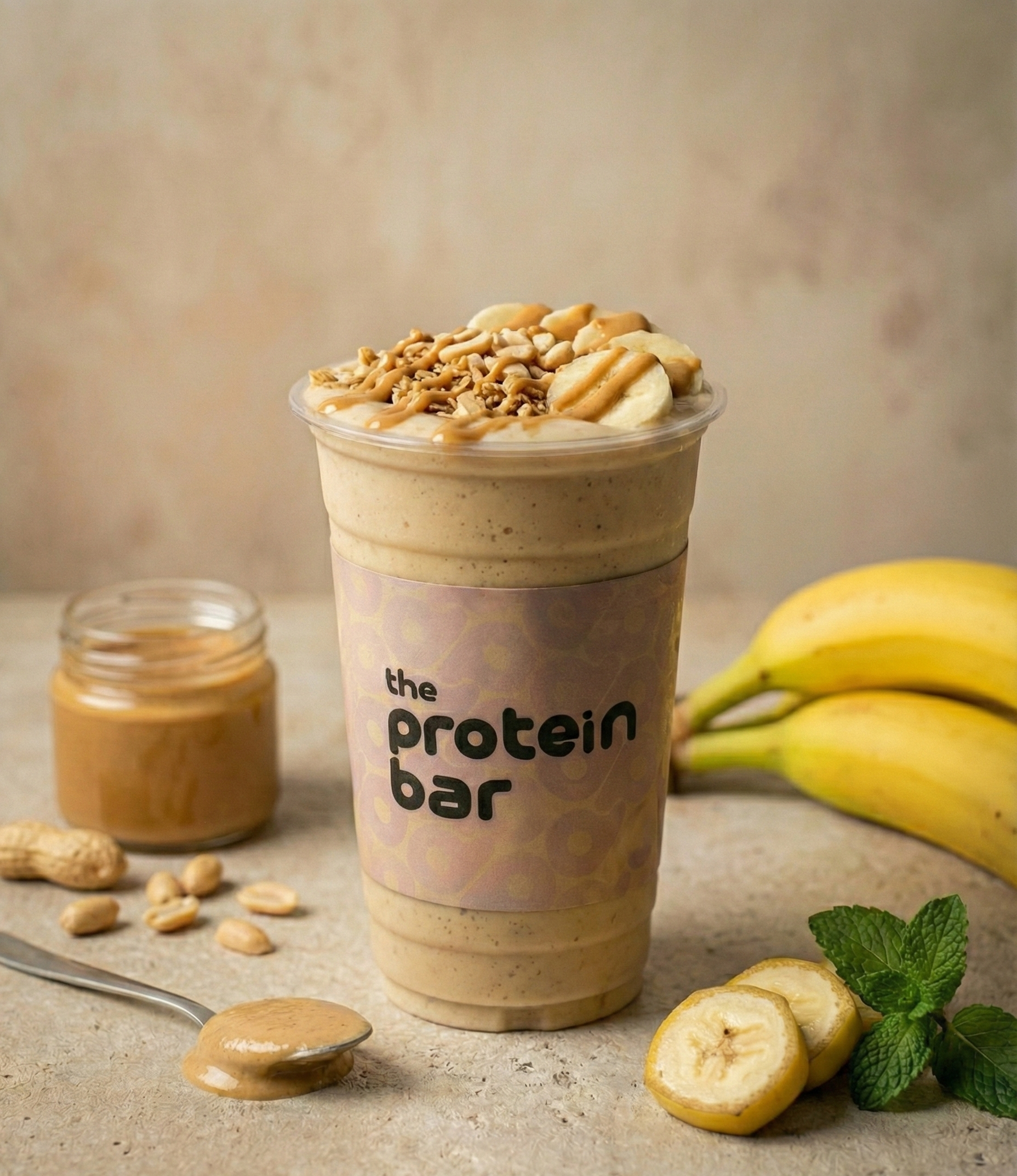 Peanut Butter & Banana Protein Smoothie