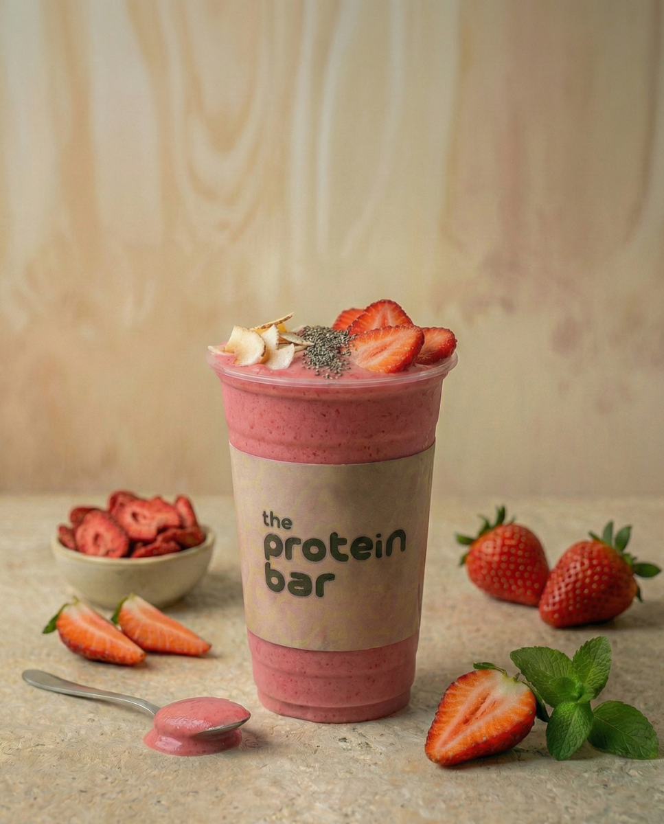 Very Berry Strawberry Protein Smoothie